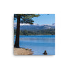 Canvas photo print of Ice House Reservoir in California