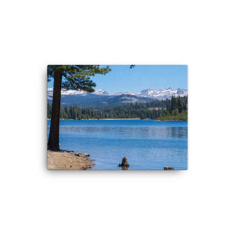 Canvas photo print of Ice House Reservoir in California