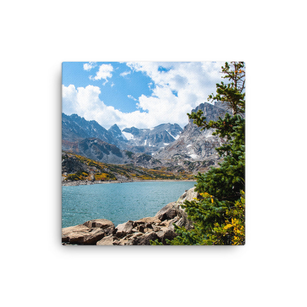 Canvas photo print of Lake Isabelle, Colorado