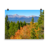 Mount Elbert at 14,439 is a towering presence south of Leadville - print