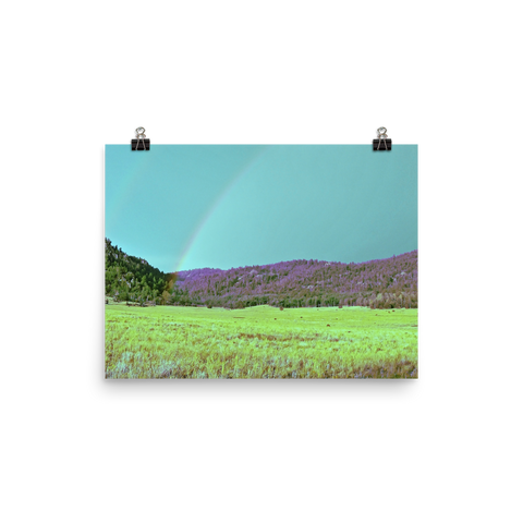 Rainbow's Purple Gift - Print