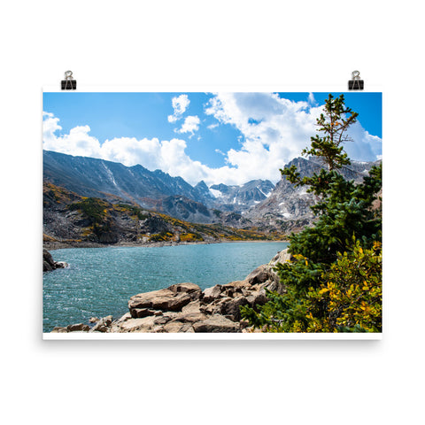Photo paper poster of Lake Isabelle, Colorado