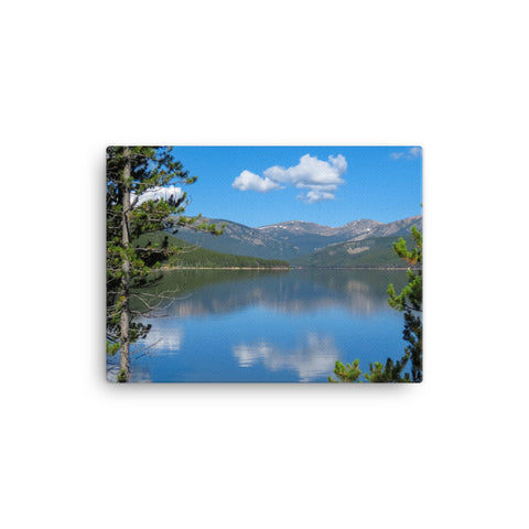 Canvas photo print of Turquoise Lake in Colorado