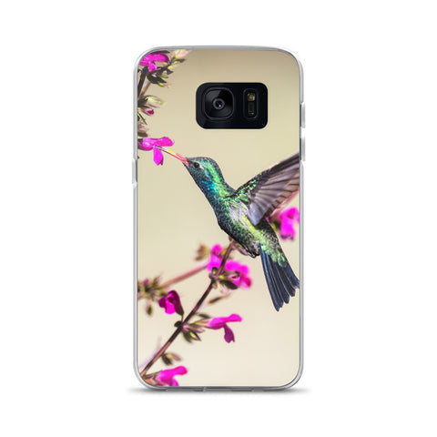 Samsung Phone Case with Hummingbird