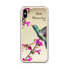 iPhone Case with Hummingbird