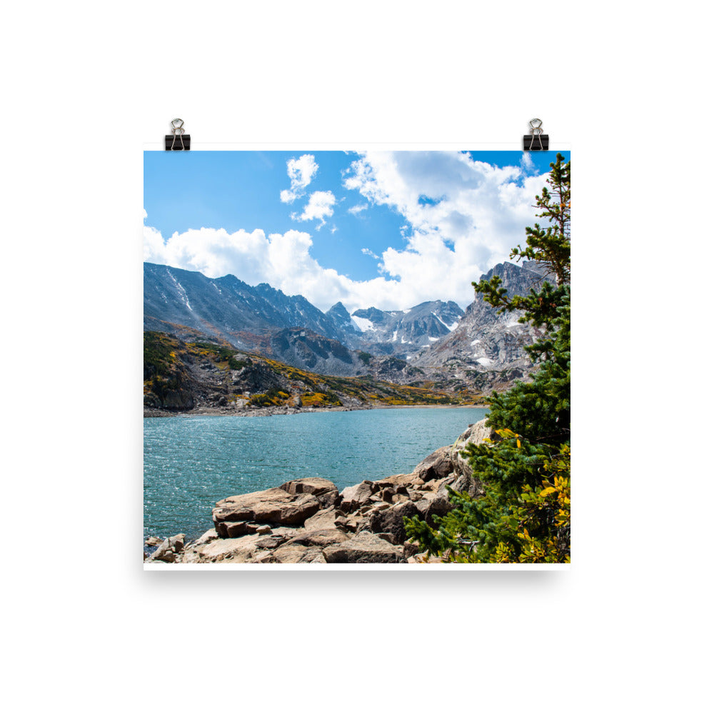 Photo paper poster of Lake Isabelle, Colorado